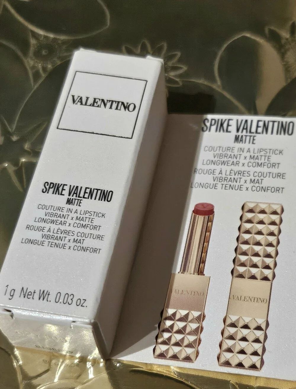 Valentino Spike Mini Lipstick 100R Nude